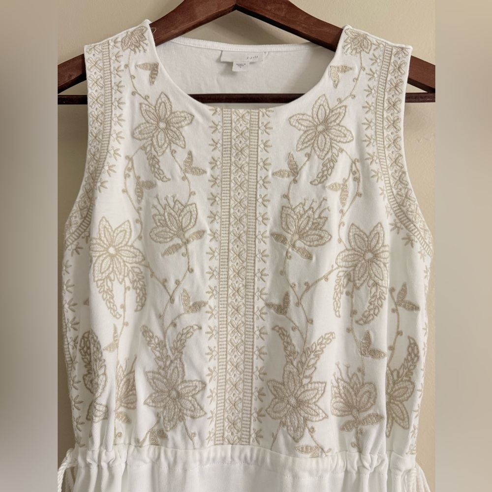 J.Jill Luxurious Embroidered Side-Tie Knit‎ Dress size Small - Picture 6 of 16